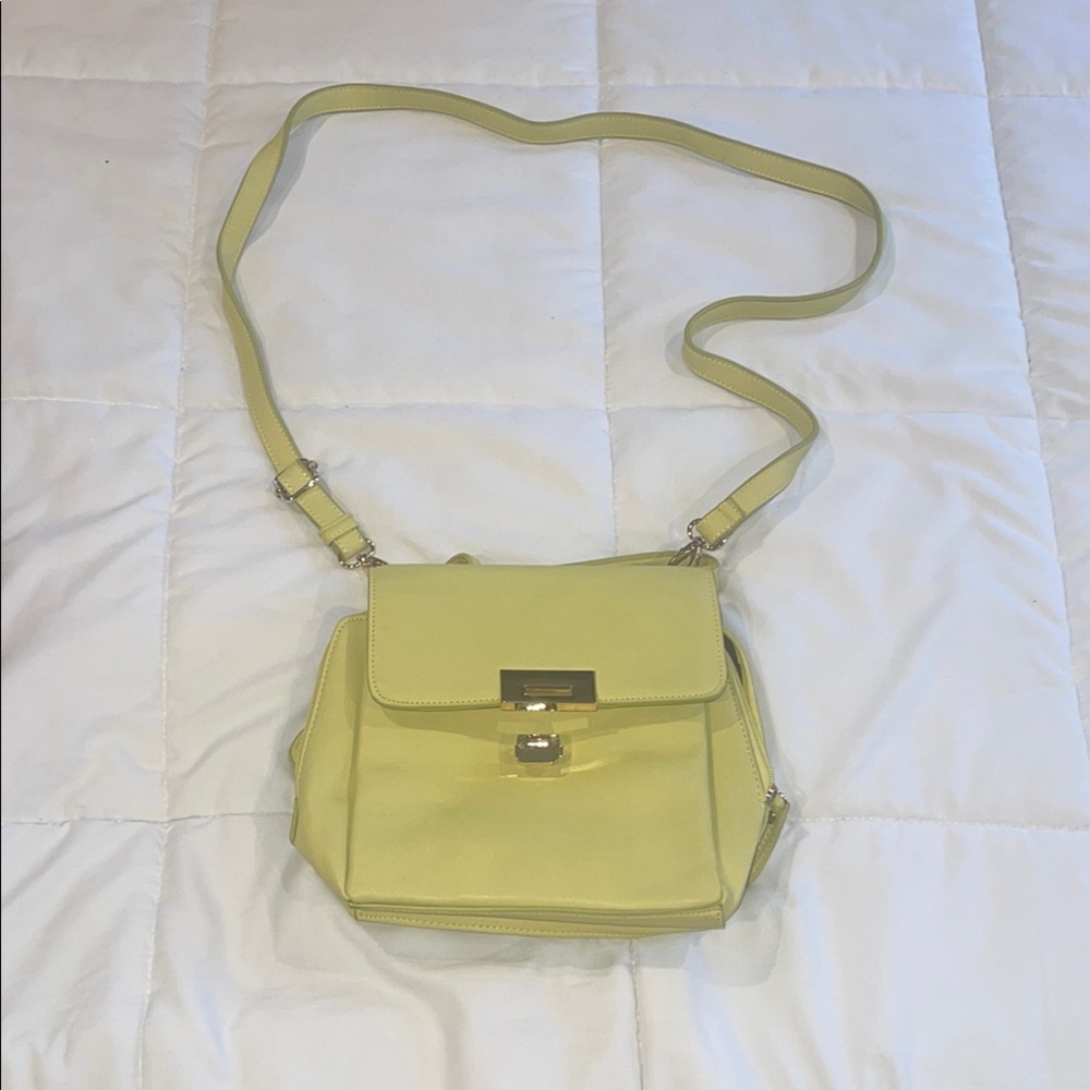 Galian lemon Yellow Crossbody Bag